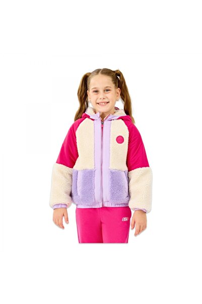 SKECHERS Sk2520031 G Sherpa Sherpa Jacket Fuşya Kız Çocuk Mont