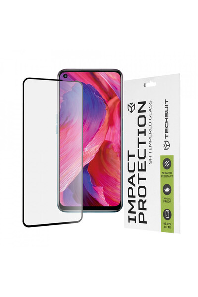 OEM Γυάλινη μεμβράνη για OPPO A54 5G / A74 5G, 111D - Μαύρο