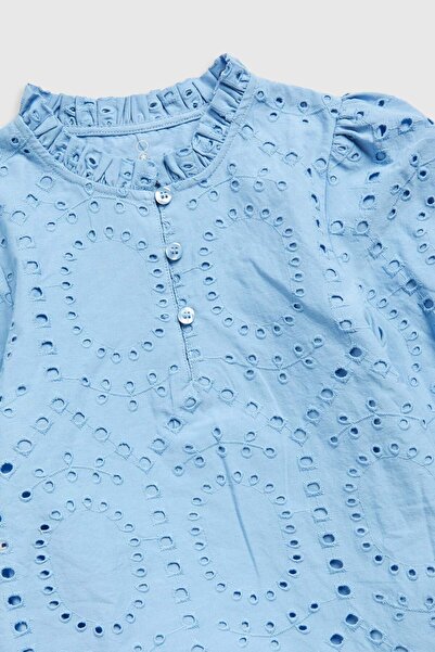 MOTHERCARE Blue Broderie Dress