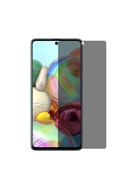 OEM Стъклено фолио - PRIVACY Tempered Glass, за SAMSUNG S20FE, пълно лепило, ...