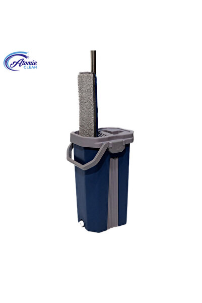 NO BRAND Flat mop and Squeeze bucket set, YYS-051 Blue