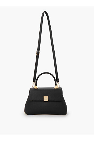 Flora Bella by Shoexpress Solid Satchel Bag with Detachable Strap - H 17 x W 29 x 11 cms