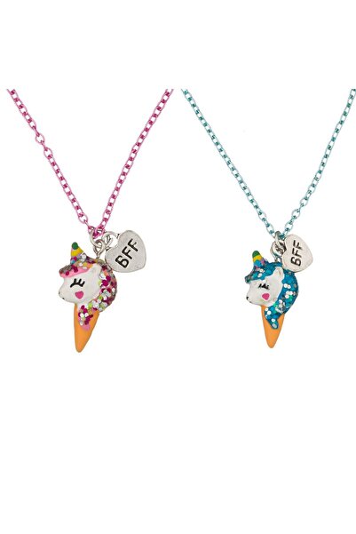 OEM Colier Unicorn Inghetata pentru Copii - 2buc