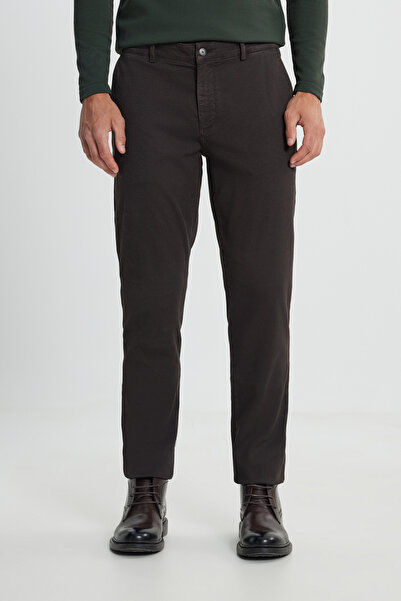 ALTINYILDIZ CLASSICS Altınyıldız ACE012510149 Kahverengi Erkek Önde Yan Cepli...