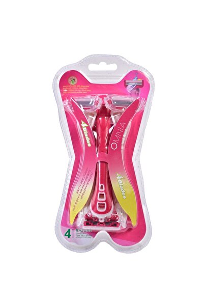 OEM Aparat de Ras cu 4 Lame Roz - 4buc.