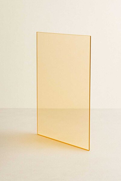 Kera Glass 9 x 20 Yüksek Isıya Dayanıklı Şömine Kuzine Soba Camı 4 mm - Seram...