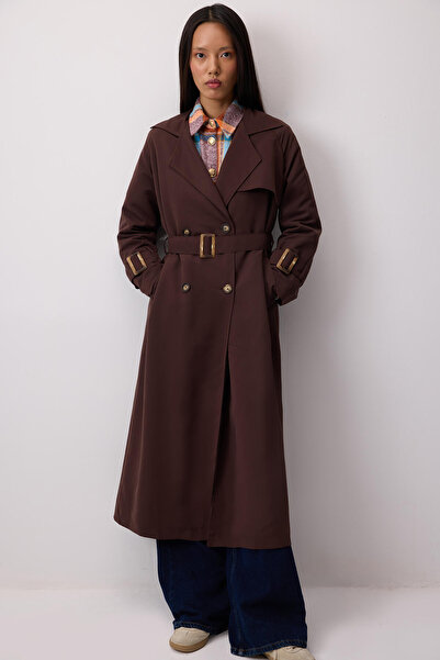 Touché Privé OVERSIZE TRENCH COAT ΜΕ ΛΕΠΤΟΜΕΡΕΙΑ ΠΟΡΠΗ