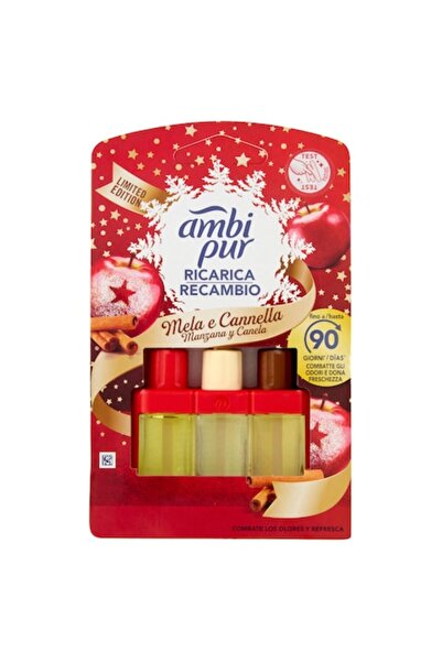 Ambi Pur Rezervă odorizantă de cameră electrică, măr și scorțișoară, 20 ml