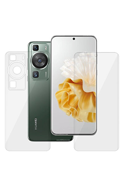 Optim Solution Σετ μεμβράνης εμπρός-πίσω για Huawei P60, υδρογέλη σιλικόνης
