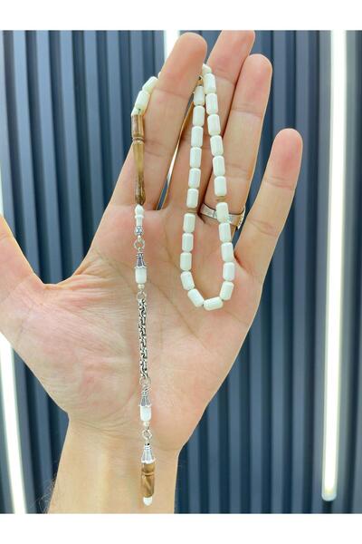 AHMET SİLVER Habbesi Deve Kemiği İmamesi Ve Hitmesi Kuka Tesbih