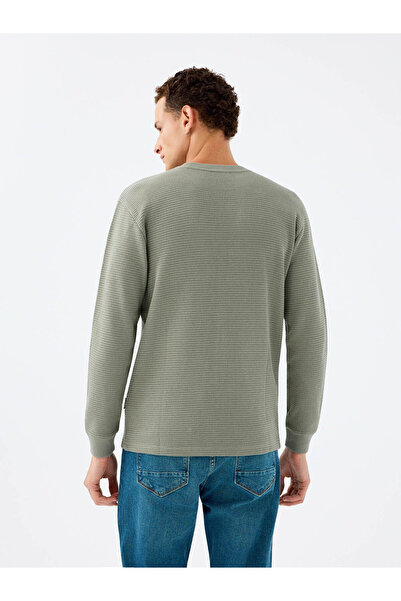Loft Regular Fit Khaki Men's Sweatshirt Lf2040680