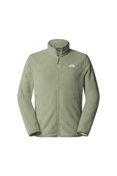 THE NORTH FACE Nf0A8D0R M Glacier Fleece Jacket Açık Yeşil Erkek Outdoor