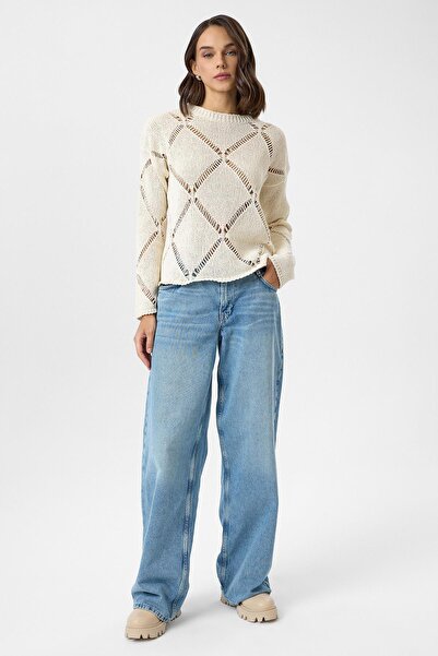 TIFFANY&TOMATO Ajurlu Triko Kazak