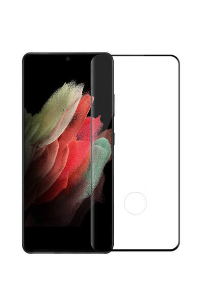 Magic Προστατευτικό Γυαλιού Οθόνης, Magic, για Samsung S21 Ultra, Διαφανές/Μαύρο