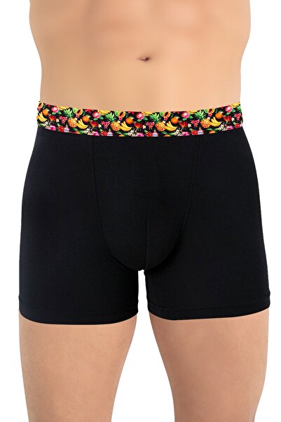 Just inner Men's Boxer with Fruit Pattern (47% Modal - 47% Cotton - 6% Elastane)