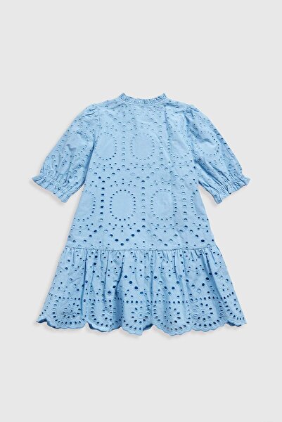 MOTHERCARE Blue Broderie Dress