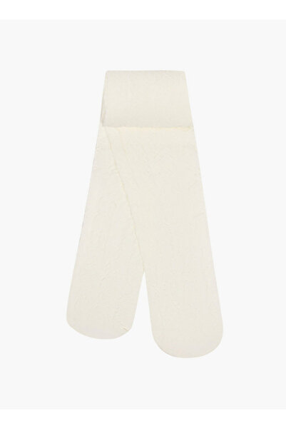 Flora Bella by Shoexpress Textured Tights with Elasticated Waistband - Set of 2