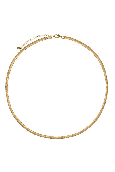 OEM Colier Lant Plat de Culoare Aurie 41cm