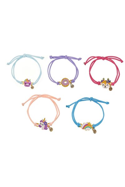 OEM BFF Bracelets Colorful Animals Rainbow Donut for Kids - 5pcs