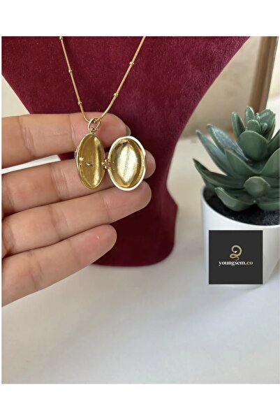 İnci Çelik zincir açılabilir anka kuşu model zirkon taşlı kolye