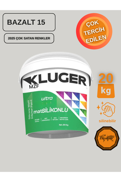MZF ULTRA MAT SİLİKONLU İÇ CEPHE BOYASI - SİLİNEBİLİR BOYA 20kg