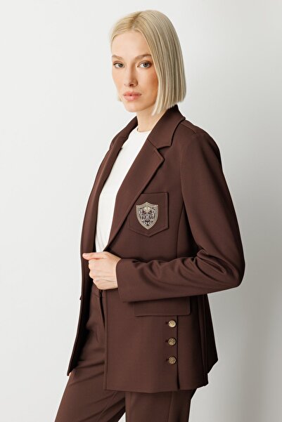 Ekol Cebi Embroidered Ornamental Button Jacket
