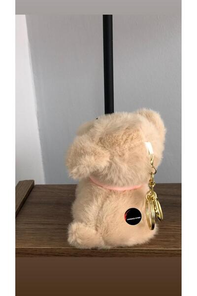 TOPROCKSTORE Sevimli Dil Çıkaran Köpek Peluş Oyuncak Anahtarlık Hediyelik Uyku Arkadaşı 15 Cm