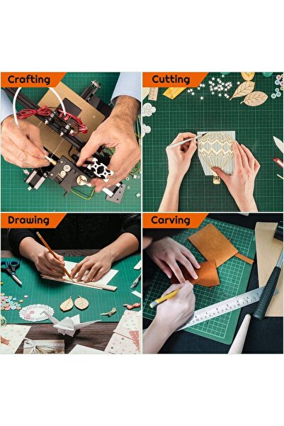 MARKQ [A1] Self-Healing Cutting Mat – Double-Sided Grid Lines for Quilting, Sewing & Crafts