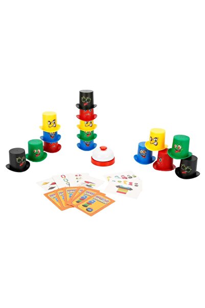 PopŞeker لعبة صندوق القبعات السريعة - لعبة تعليمية عائلية تعزز ردود الفعل وال...