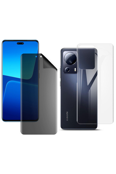 Optim Solution Set Folie Spate Hydrogel, Fata Hydrogel Privacy pentru Xiaomi ...