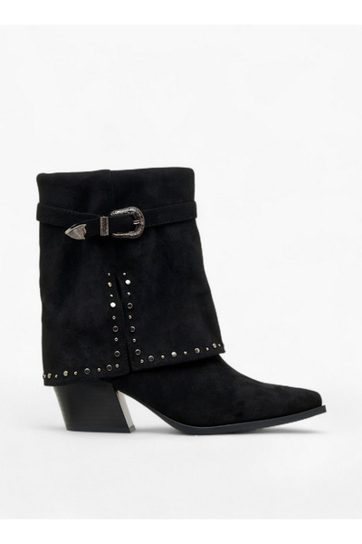 Flora Bella by Shoexpress حذاء نسائي بكعب سميك حتى الكاحل