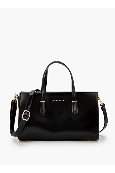 Flora Bella by Shoexpress حقيبة حمل صلبة بحزام قابل للفصل - الارتفاع 17 × الع...