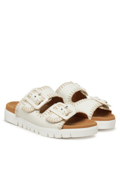 GABOR Γυναικείες σαγιονάρες λευκές GABOR-63.741.20 ΛΕΥΚΕΣ