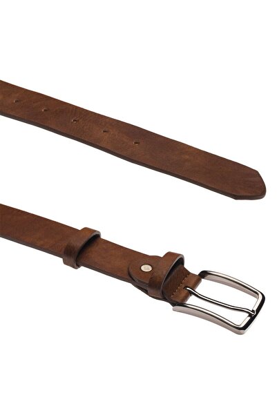 OEM Men's Belt Brown Adjustable 120x3.2cm - One Size