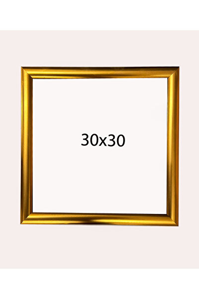 AS TİCARET 30x30 Çerçeve ( Postersiz ) - Bos1004 altın eskitme
