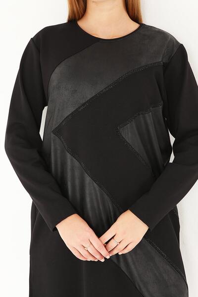 Lanze Soft Touch Piecework Tunic Cross Pattern