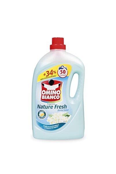 Omino Bianco - Detergent lichid, parfum natural, 50 de spălări, 2500 ml