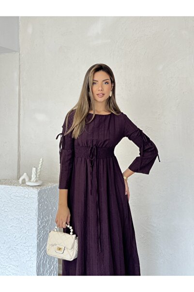 Nesil Γυναικείο φόρεμα με μακριά μανίκια Gipeli Long Length Special Day Daily