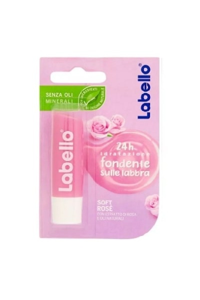 LABELLO Balsam de buze cu extract de trandafir Soft Rose