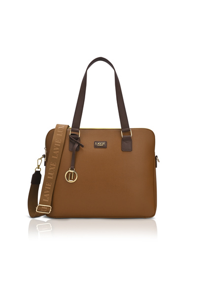 Lavie Luxe حقيبة كمبيوتر محمول Mento25 نسائية (بني فاتح)