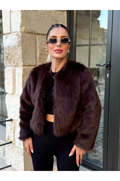 PİNK FLY Imported Premium Soft Textured Collarless Crop Fur