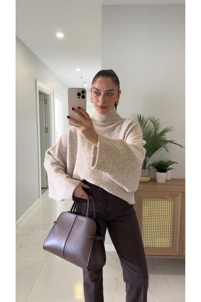 BİRCANÇİL Tricotaj cu mâneci liliac Dlvin Nivra