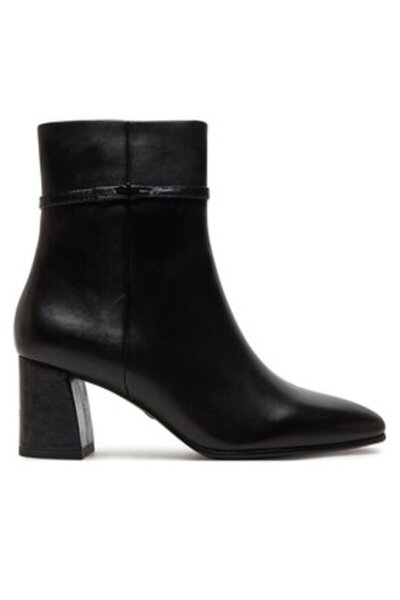 Tamaris γυναικεία μποτάκια μέχρι τον αστράγαλο 1-25336-43 μαύρα