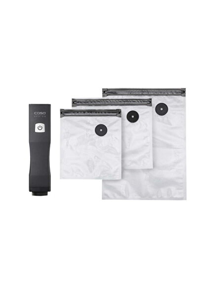 CASO Germany Portable vacuum sealer with bags, Caso Germany, Vacu OneTouch, wet/dry vacuum, black
