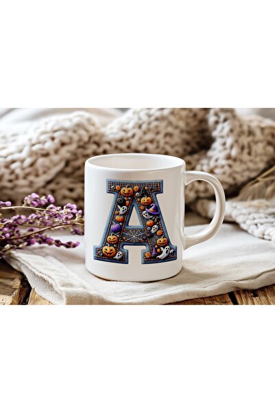 Beramussa كوب بمفهوم الهالوين - هدية الهالوين - شبكة عنكبوت شبحية على شكل يقطينة