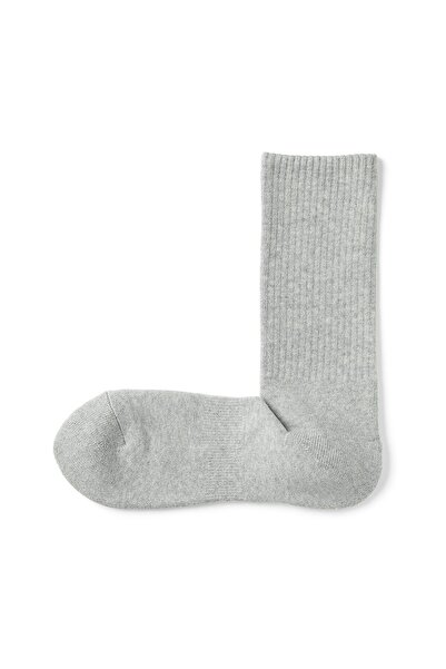 Muji Right Angle Pile Socks (Plain)