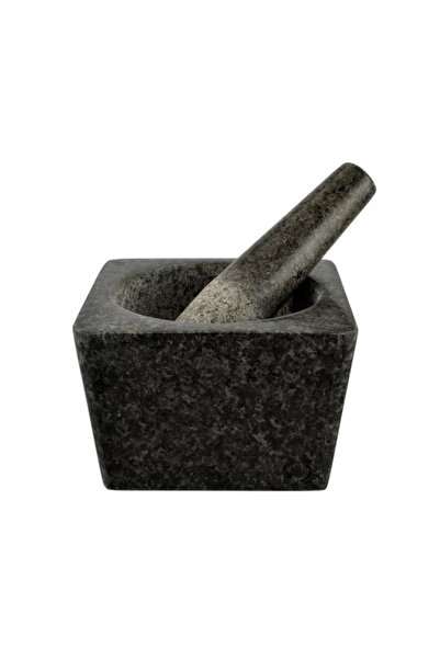 Perfect Home Mortar pătrat din granit cu pistil 13×13×8,5 ​​cm