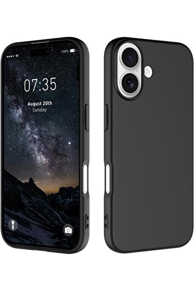 CaseHub Apple iPhone 17 Kılıf İçi Kadife Ekran ve Kamera Yükseltili Lansman S...