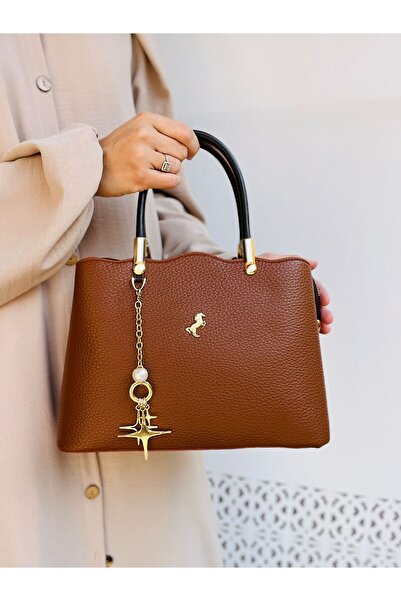 Çanta Trend حقيبة نسائية من الجلد الصناعي من ميامي بولو كلوب مع حزام للكتف واليد