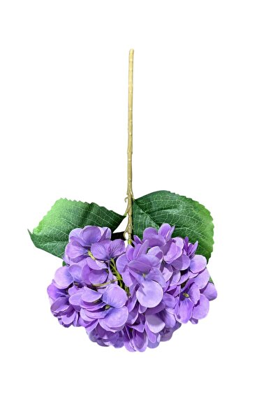 ŞA-DAL STORE Yapay Çiçek Tek Dal Ortanca Dalı 50 cm Mor